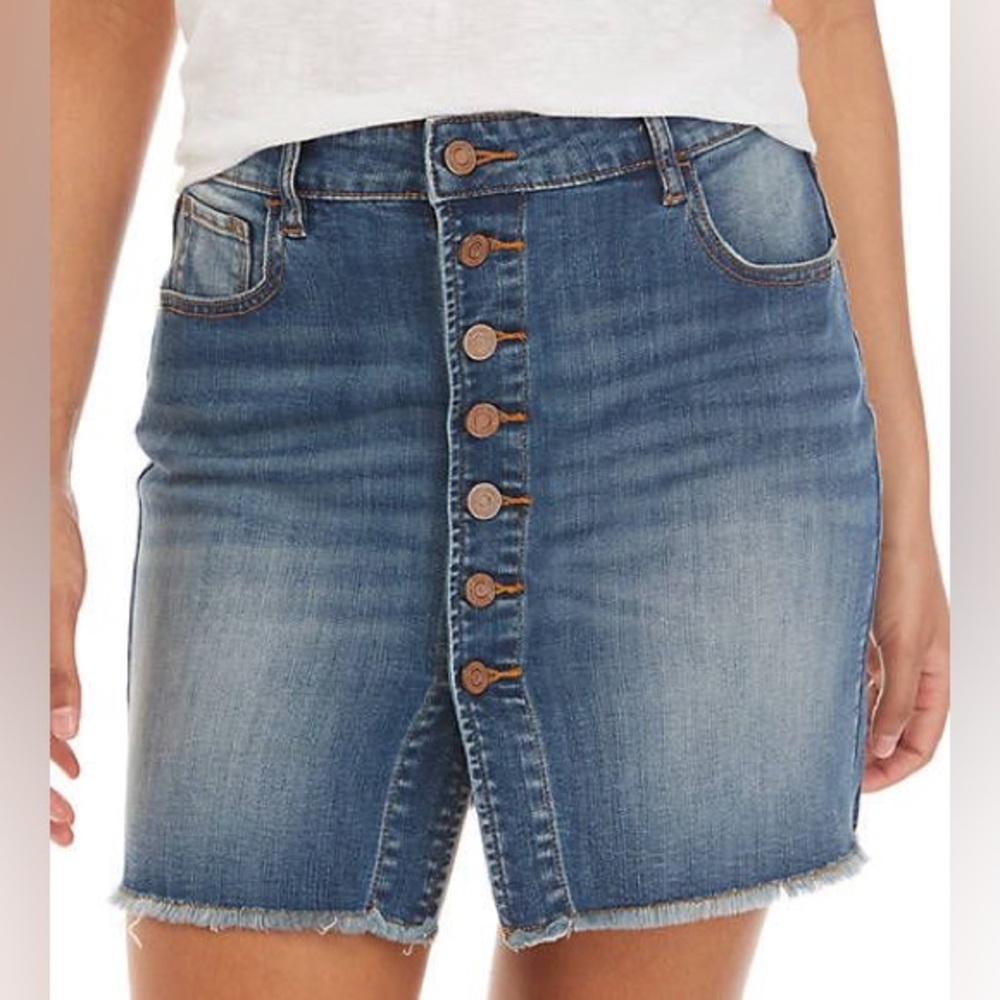 Indigo Rein Blue Denim Skirt